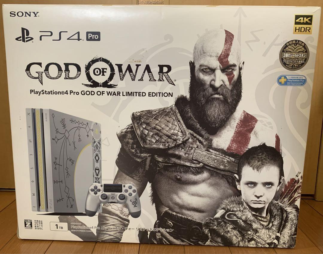PS4 God of War Limited Edition Pro 1TB Console Box PS4 God of War Limited Edition Pro 1TB Console Box