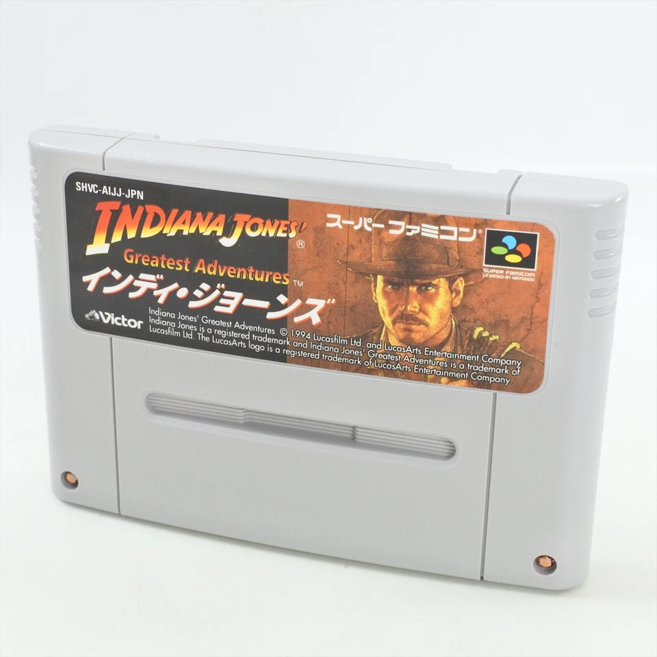 INDIANA JONES' Greatest Adventures Super Famicom Nintendo 0741 sf - Image 4 of 4
