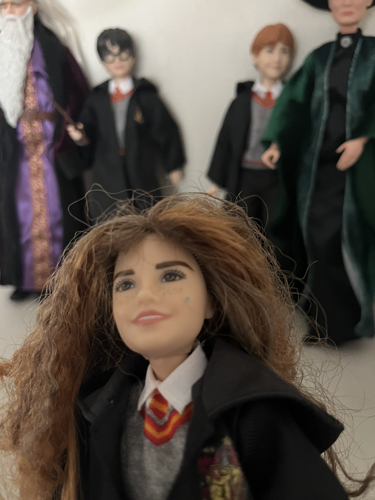 HARRY POTTER Dolls Wizarding World Moveable Posable Mattel Set of 5