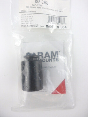 RAM Mount PVC Pipe Socket with Octagon Button End RAP-276U