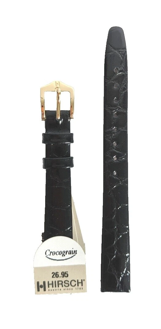 Reloj de pulsera Correa de dos piezas Hirsch Negro Bandas de