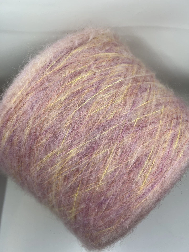 Kid Mohair Cone Yarn  30/10/30/30% Kid Mohair/WV/PA/PC, per 100g (3.52oz) - Image 4 of 4