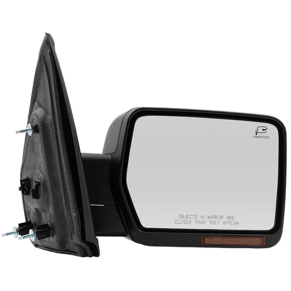 Espejo retrovisor eléctrico compatible con indicador de señal de giro tipo pedestal reflector F-150 2009-2014 Foto 2 de 4