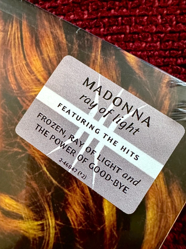 MADONNA RAY OF LIGHT SEALED LONGBOX CD PROMO HYPE STICKER FROZEN GRAMMY ALBUM LP - Bild 3 von 4