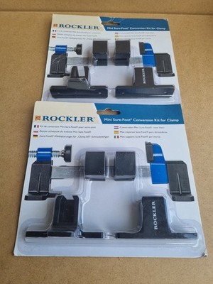 2 Rockler Mini Sure Foot Conversion Clamp Kit
