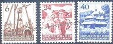 Germany 1944 GGov Poland MNH Unissued Set MiI-III Photo Cert 115651