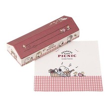 Peanuts Snoopy House Shape Eyeglass Glasses Case with Cloth Picnic Japan