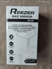 REEZER Fahrradspiegel rechts mit extra großer Spiegelfläche - 360° ve