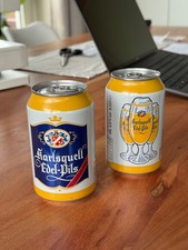 2x Karlsquell Edel-Pils Dosen (0,33 l) &ndash; Sammlerst&uuml;ck / Vintage Design