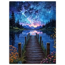 Starry Sky Diamond Painting Kits for Adults Landscape Diamond Art Kits for A...