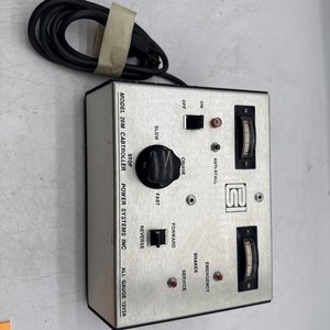 POWER SYSTEMS INC. MODEL 20M CABTROLLER WITH MOMENTUM,BRAKES, VOLT & AMP METERS