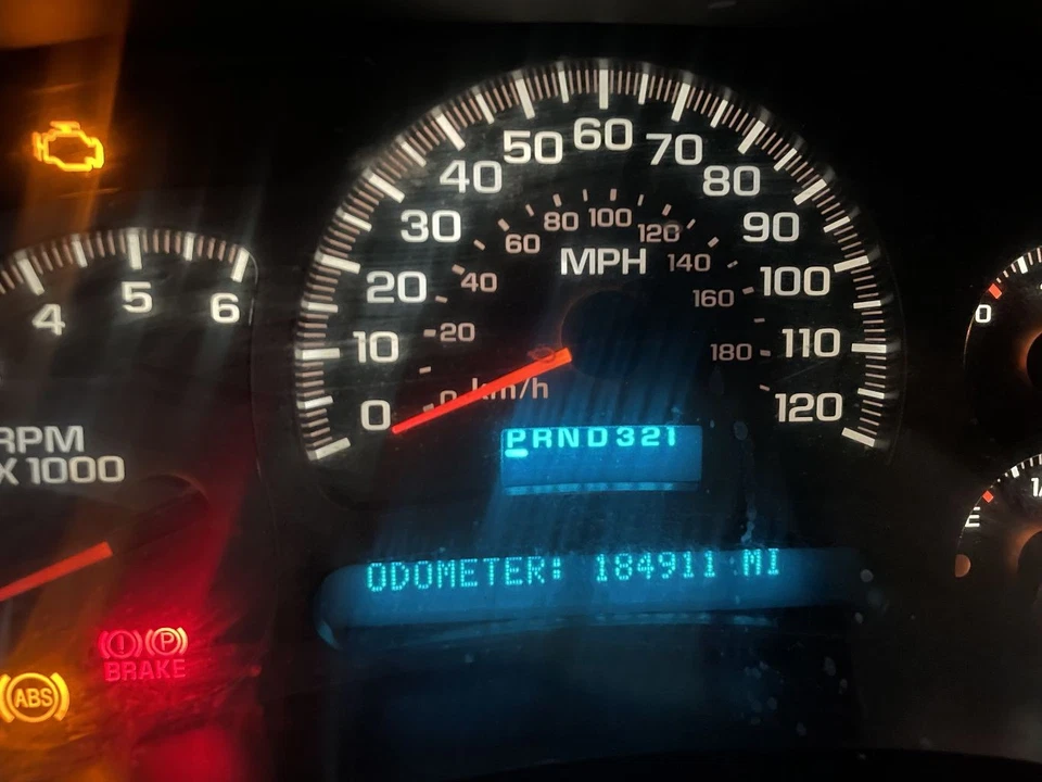 03-05 Silverado Sierra Tahoe Suburban Yukon Avalanche Gauge Cluster OEM 15135668 Foto 3 de 4