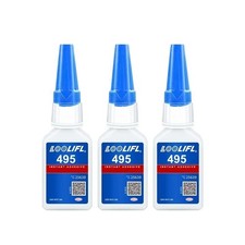 495-20ML-3pcs Super Glue All-Purpose Liquid 20g - Fast Drying Clear CA Adhesive