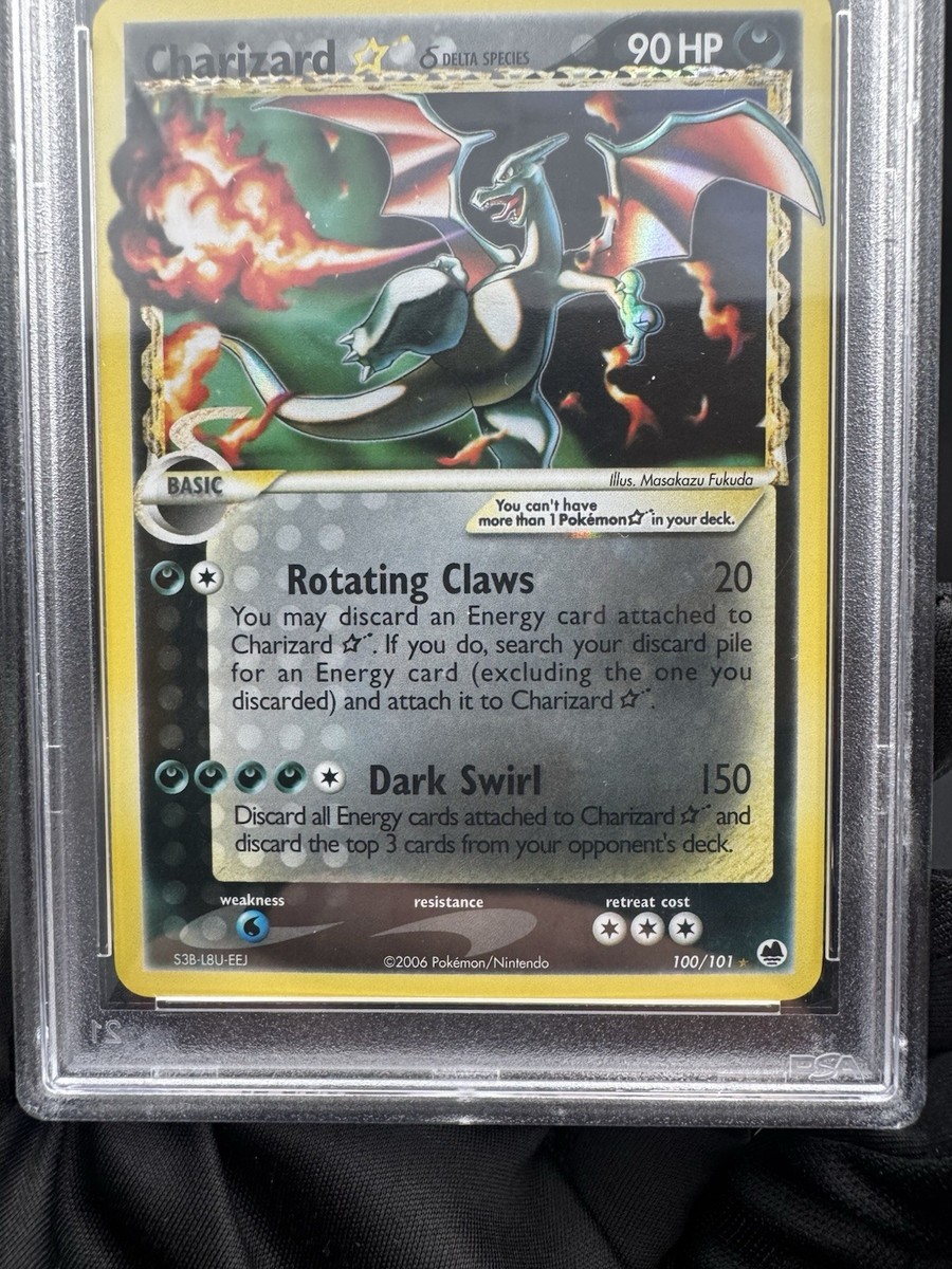 2006 Pokemon EX Dragon Holo Frontiers Gold Star Charizard #100 PSA