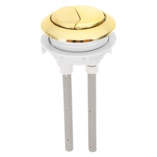 Dual Flush Toilet Button Round Water Tank Push Replacement Kit Golden Valve