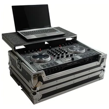 Harmony HCNS6IILT Flight Glide Laptop Stand DJ Custom Case for Numark NS6 II