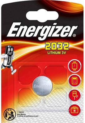 2x Energizer Lithium  3V Zelle 1er Blister CR2032 IEC C Knopfzelle