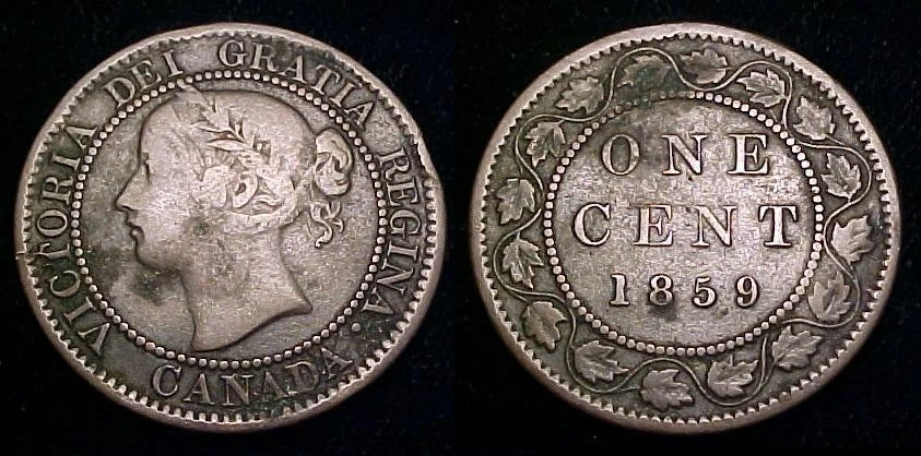 1859 Canadian Large Cent for sale | eBay