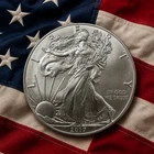 New Listing2017 $1 AMERICAN SILVER EAGLE 1 OZ COIN UNCIRCULATED/ uncertified