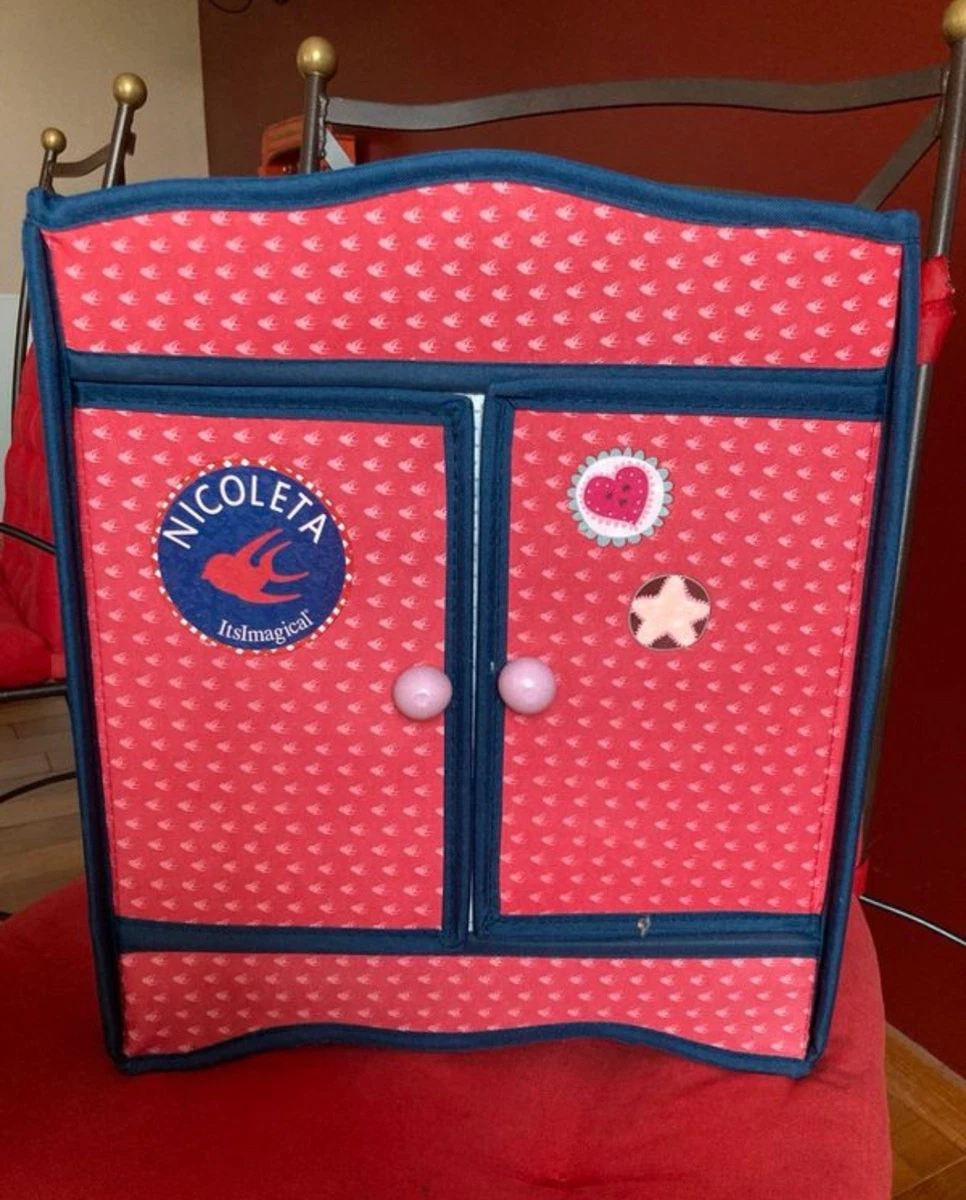 Armoire de poupée tôle peinte, années 50