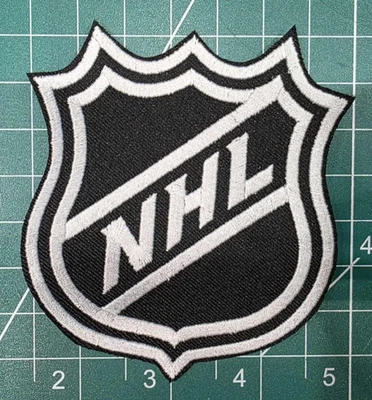 3" Hockey Logo NHL Iron/Sew On Embroidered Patch hat sleeve