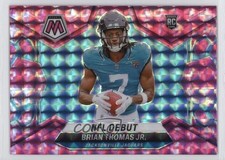 2024 Panini Mosaic NFL Debut Pink Camo Mosaic Prizm Brian Thomas Jr #282 1eh5
