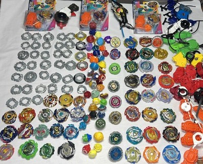 PRICE DROP)) HUGE Beyblade X LOT Takara Tomy Assorted Tops Used