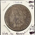 1888-O Morgan Silver Dollar in apparent F12 condition. Coin per photos
