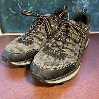 Fila Evergrand Trail Running Shoes Mens Size 11.5 Black Gray Orange 1JM01574-305