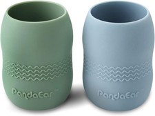 2 Pa Tiny Silicone Drinking Training Cup for Baby and Toddler