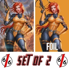 🔥 GI JOE REAL AMERICAN HERO 319 NG Virgin & SPOT FOIL Variant Set LTD 750