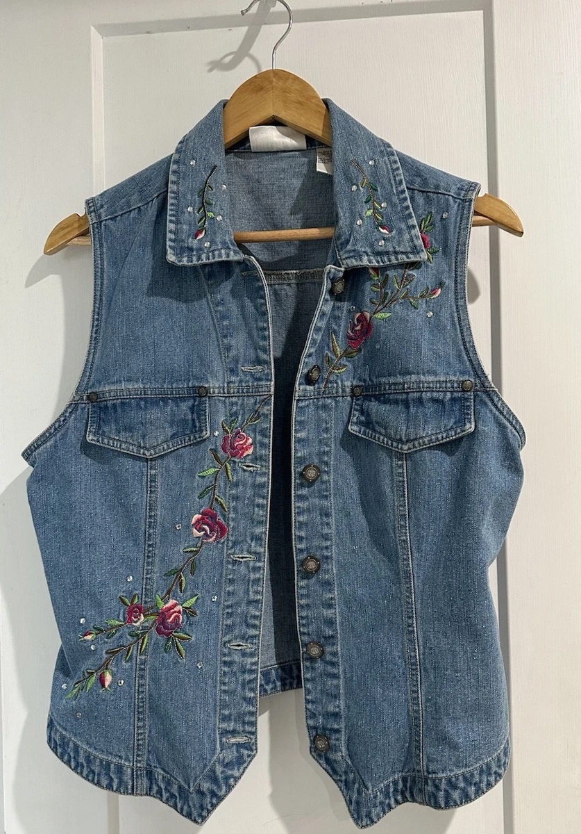 Veste Brodée Bill Blass – Crème Dentelle Tulle – Taille 10 – Neuf Sans Étiquettes