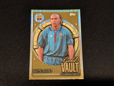 2025-26 TOPPS Barcelona Collector Tin - Ronaldo - Gold Vault