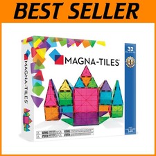 Magnetic Construction Set - 32-Piece Classic Building Toys
