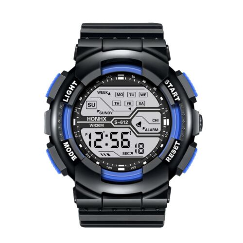 Orologio LED elettronico digitale moda uomo donna data sveglia sport outdoor - Foto 22 di 22