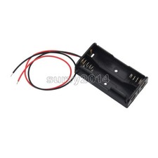 10PCS Plastic Battery Storage Case Box Holder For2 X AA 2xAA 3V with wire leads