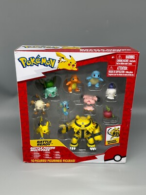 Brand New Pokémon Battle Ready Action Figure Deluxe Multi Pack 10 Figures