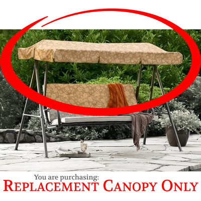 Addison Swing Canopy Jaclyn Smith Replacement Only - Jaclyn Smith Patio Furniture Replacement Parts Addison Swing Canopy Jaclyn Smith Replacement Only - Jaclyn Smith Patio Furniture Replacement Parts