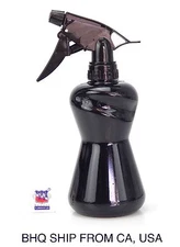 Hair Salon Plastic Spray Bottle Water (Black)