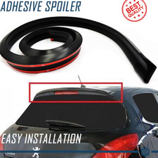 SPOILER Alettone Posteriore Per Peugeot 106-107-108 Nero Adesivo Flessibile tuni
