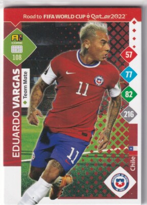 Panini Road to Qatar World Cup Karte 2022 Nr. 108 Eduardo Vargas