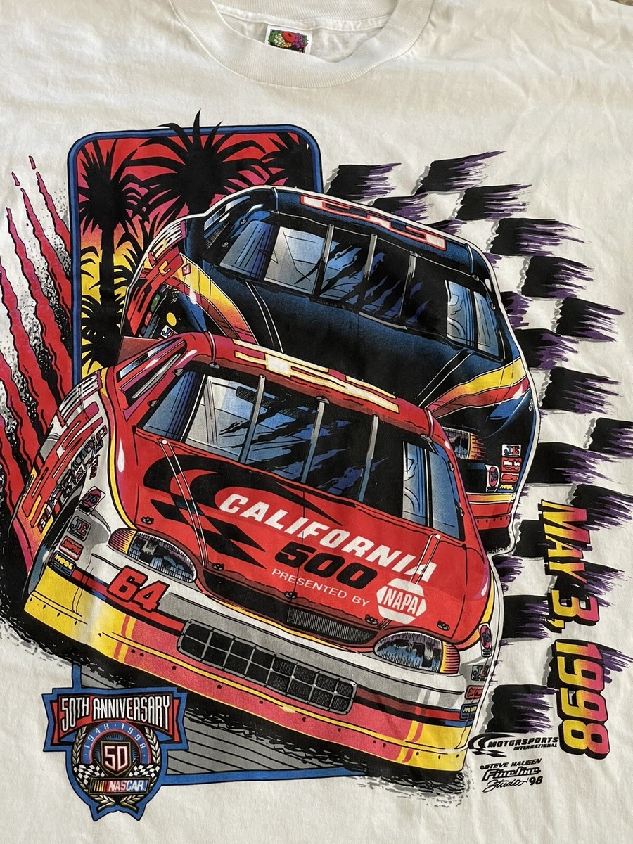 chase daytona500 USA製 90sＴシャツ 1998 aop Vintage 1998 Dale Earnhardt The Will to Win Daytona 500