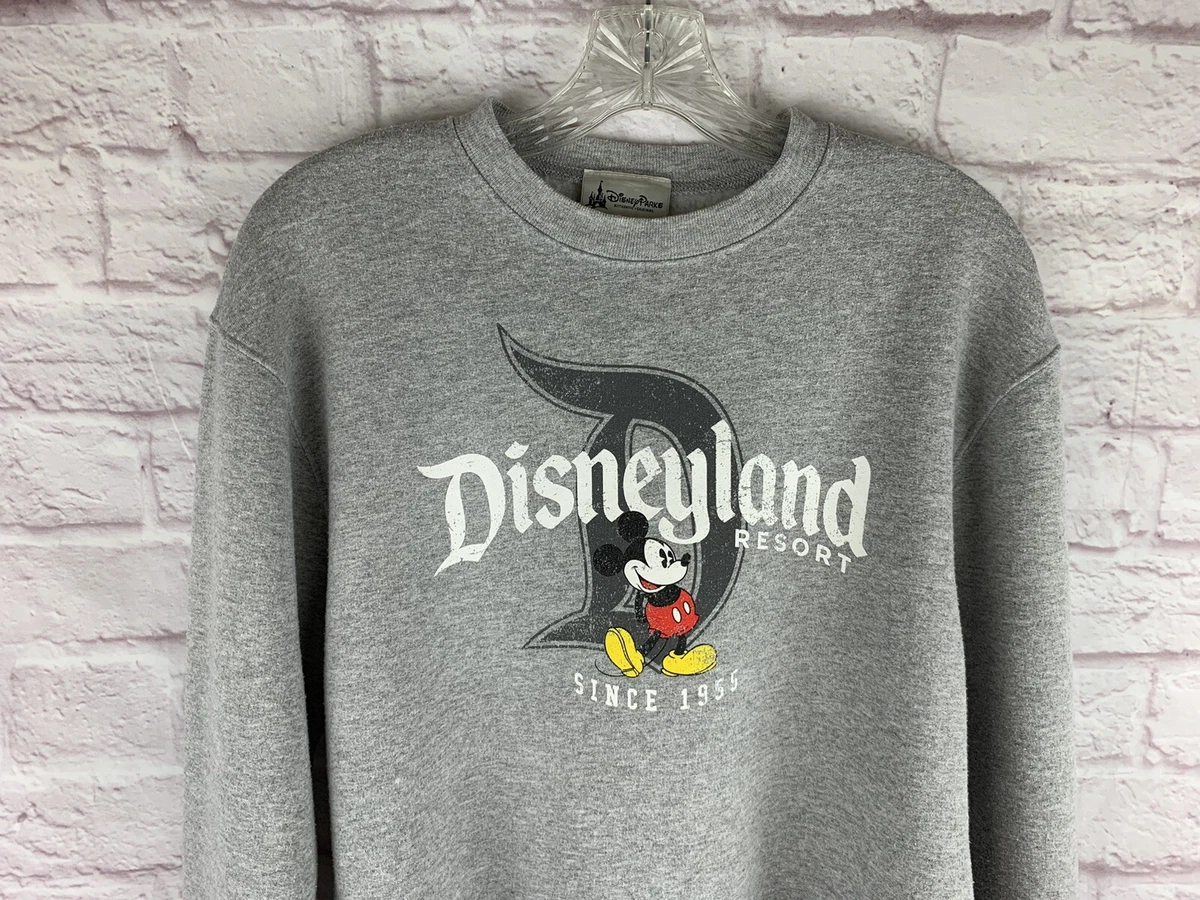 Disney Parks Disneyland Resort Mickey Mouse 1955 Crewneck Sweatshirt Adult  Small | eBay