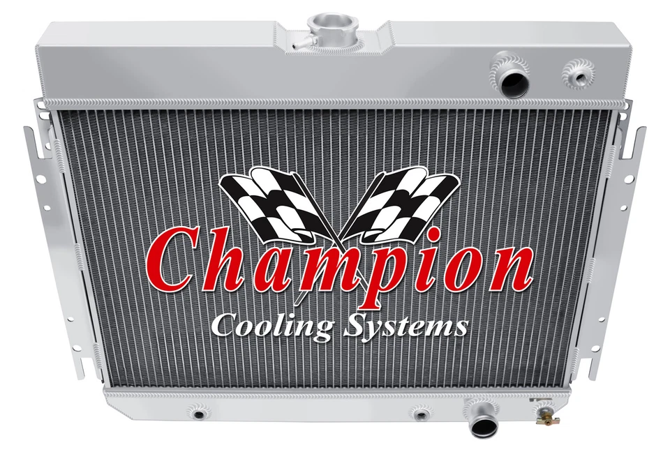 3 Row Kool Champion Radiator for 1963 - 1968 Chevrolet Biscayne LS Swap - Image 3 of 4