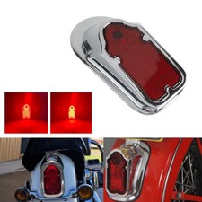Rear Led Tombstone Integrated Brake Light Tailight For Cafe Racer Chopper Bobber