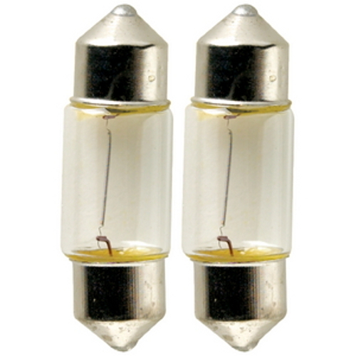 2 Pack 31mm (11/4") and PKO 71 Festoon Replacement Incandescent Bulbs