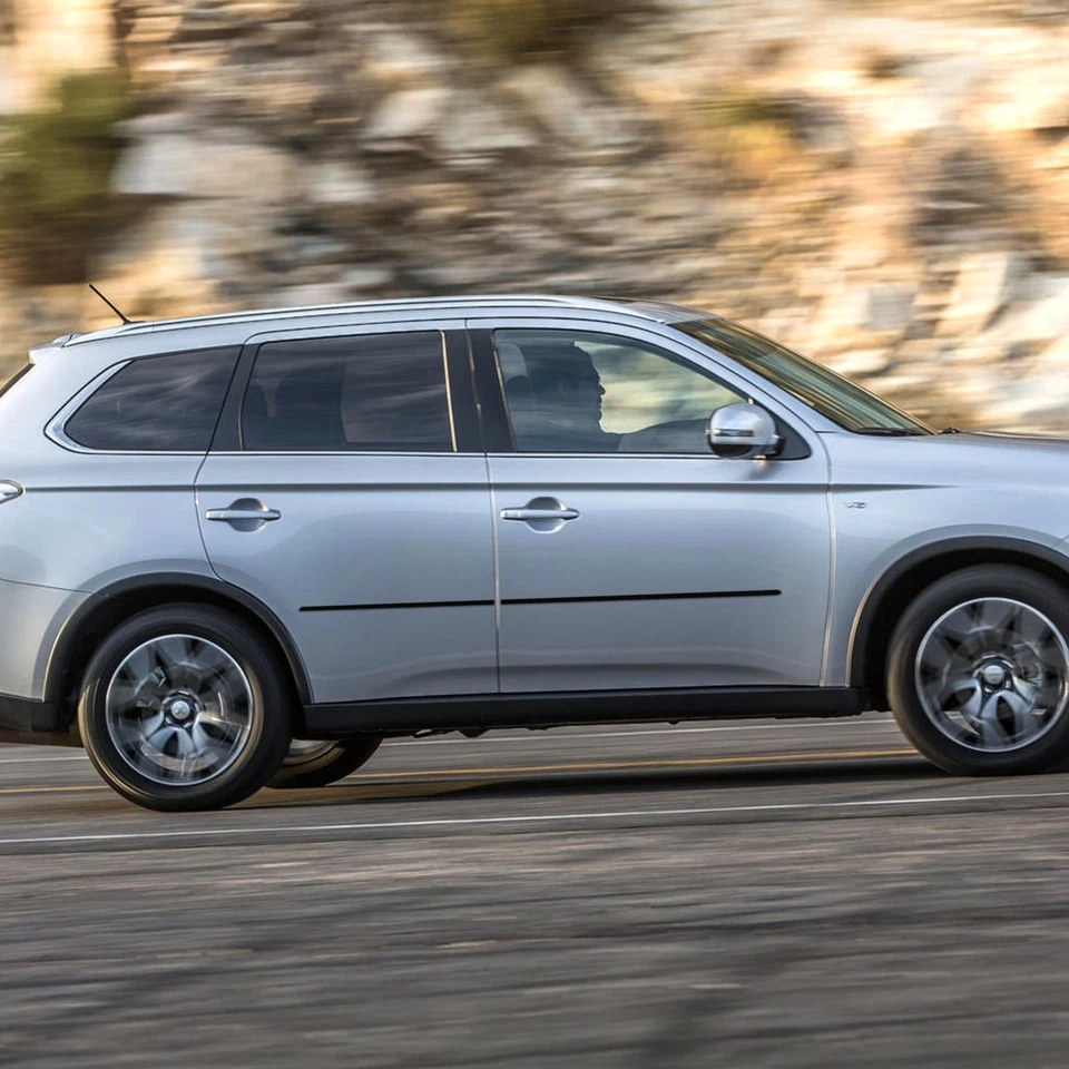 Juego de molduras de puerta con cinta cromada SM6100BLK para Acura ZDX 10-13 Foto 4 de 4