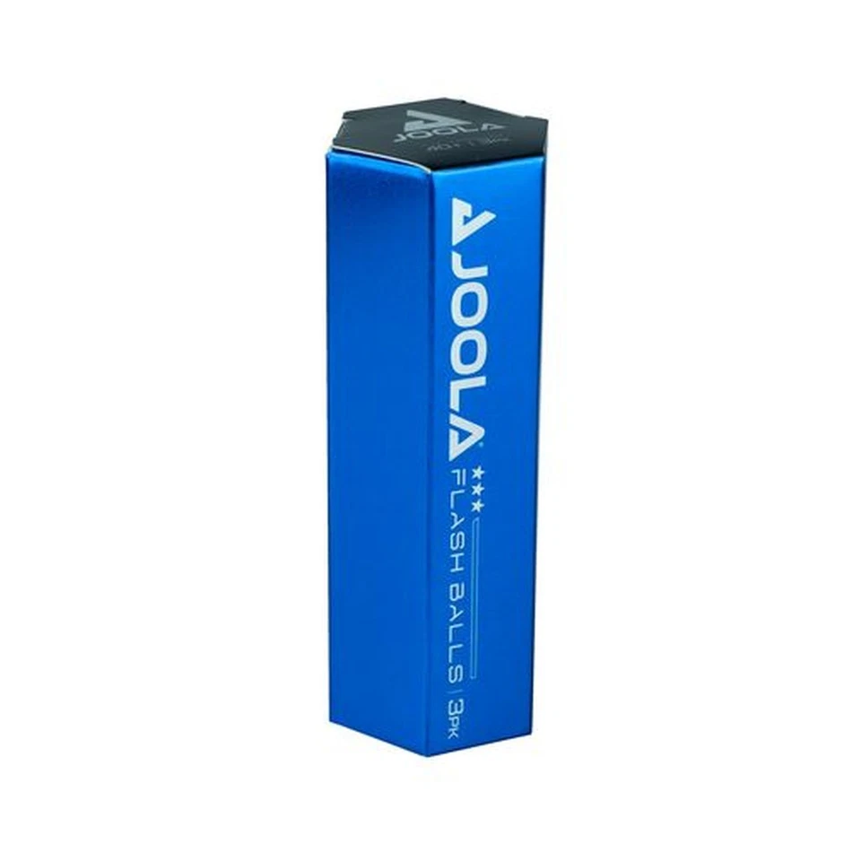 JOOLA Tischtennisbälle Flash 3*** 40+ 3 Stück weiß I Tischtennis Bälle TT Balls