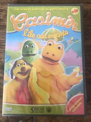 KASIMIR DVD SAMMLUNG NR. 19   DIE INSEL DER KINDER .. 3 KOMPLETTE PROGRAMME