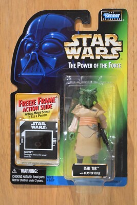Star Wars Power of the Force ISHI TIB mit eingefrorenem Rahmen Actionfolie